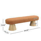 Christopher Knight Home - Banc de salle à manger en tissu Parker