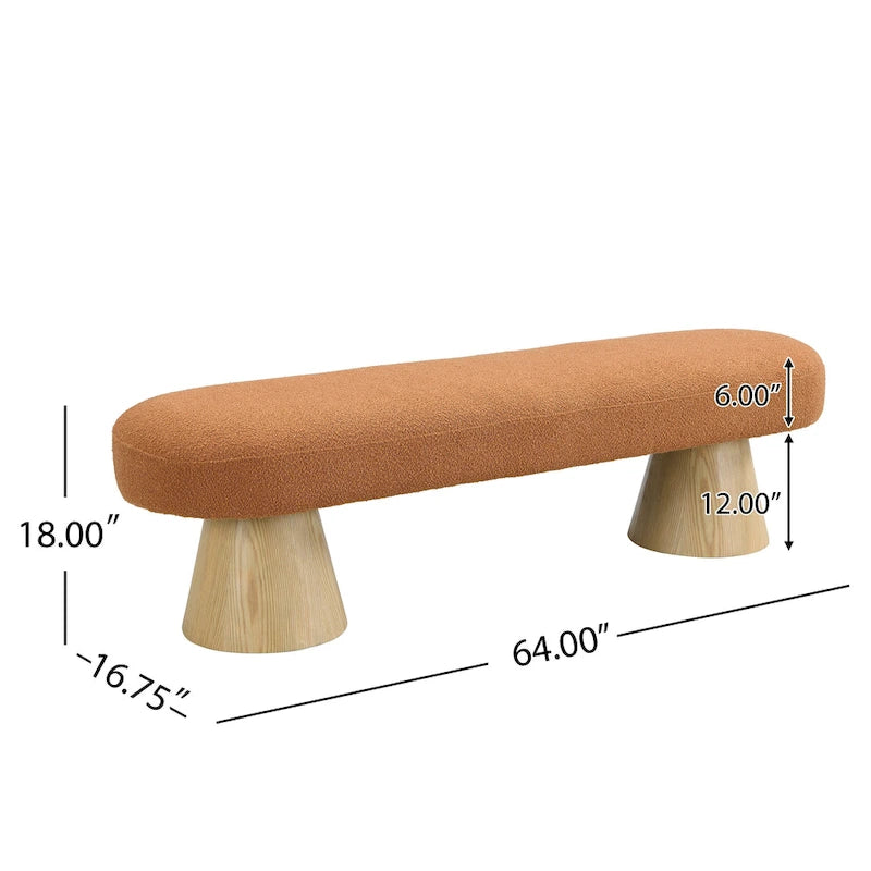 Christopher Knight Home - Banc de salle à manger en tissu Parker
