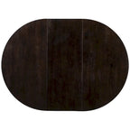Ensemble de salle à manger 5 pièces style Ferme, Table Ronde Extensible en Bois et Chaises avec Clous pour Salle à Manger