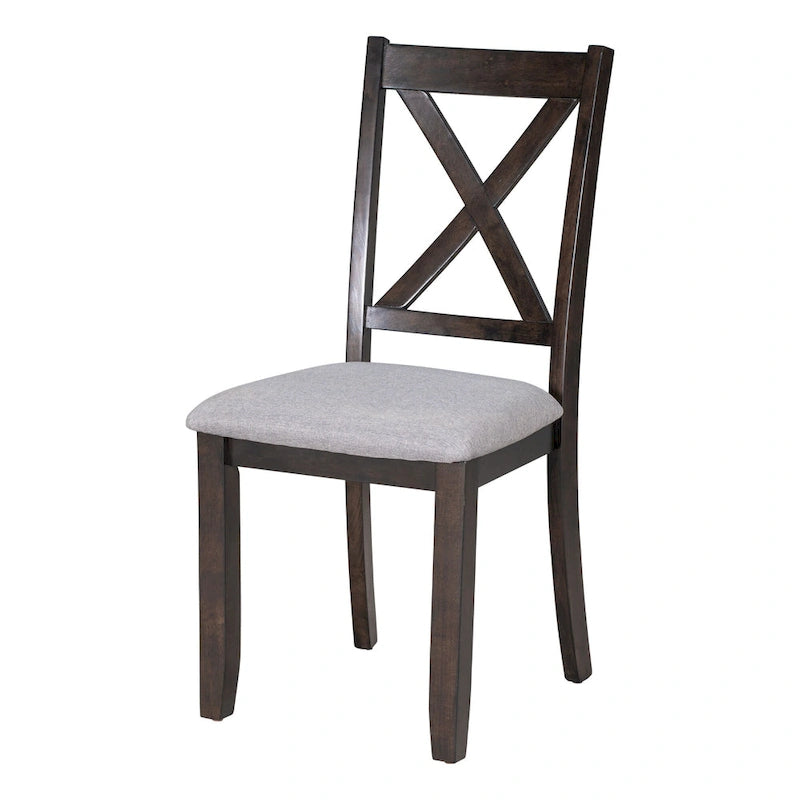 Ensembles table et chaises de salle à manger pliables multifonctionnels, ensembles table et chaises de salle à manger pour fêtes à domicile avec pieds de table en forme de X pour la cuisine