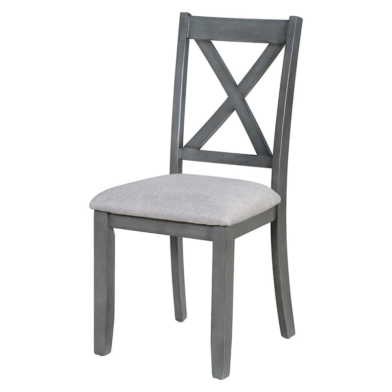 Ensembles table et chaises de salle à manger pliables multifonctionnels, ensembles table et chaises de salle à manger pour fêtes à domicile avec pieds de table en forme de X pour la cuisine