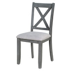 Ensembles table et chaises de salle à manger pliables multifonctionnels, ensembles table et chaises de salle à manger pour fêtes à domicile avec pieds de table en forme de X pour la cuisine
