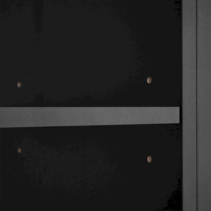 Meuble de salle de bain autoportant polyvalent avec multiples compartiments et design élégant