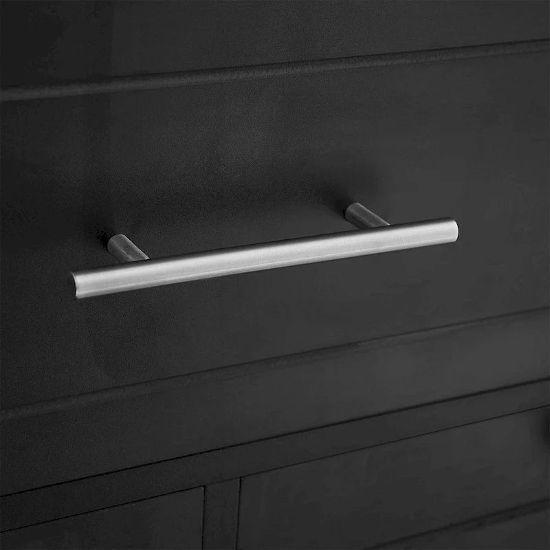 Meuble de salle de bain autoportant polyvalent avec multiples compartiments et design élégant