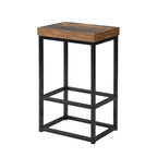 Ensemble d'îlot de cuisine style ferme avec table à abattant, deux sièges, armoire de rangement, tiroirs et porte-serviettes