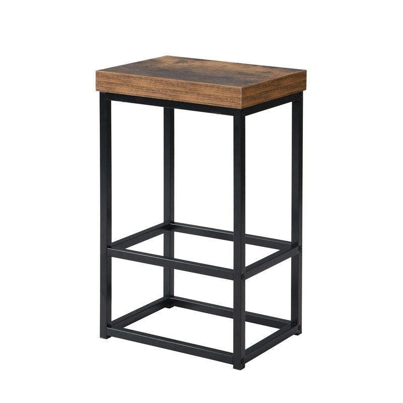 Ensemble d'îlot de cuisine style ferme avec table à abattant, deux sièges, armoire de rangement, tiroirs et porte-serviettes