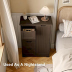 Meuble de rangement de cuisine de 33 pouces, armoire de rangement de salle de bain en bois autoportante avec 4 tiroirs pour la cuisine et la salle à manger