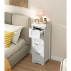 Meuble de rangement de cuisine de 33 pouces, armoire de rangement de salle de bain en bois autoportante avec 4 tiroirs pour la cuisine et la salle à manger