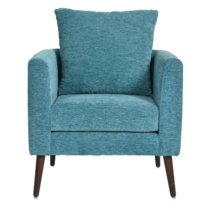 Fauteuil d'appoint paresseux pour salon, fauteuil cabriolet en tissu polaire avec pieds en bois massif pour salon, chambre ou bureau