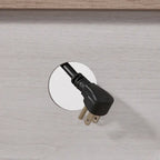Meuble TV Jasmine White 2 portes avec cheminée électrique, jusqu'à 70 po