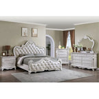 Chambre à coucher 6 pièces traditionnelle en bois massif avec panneaux Eugene Furniture of America