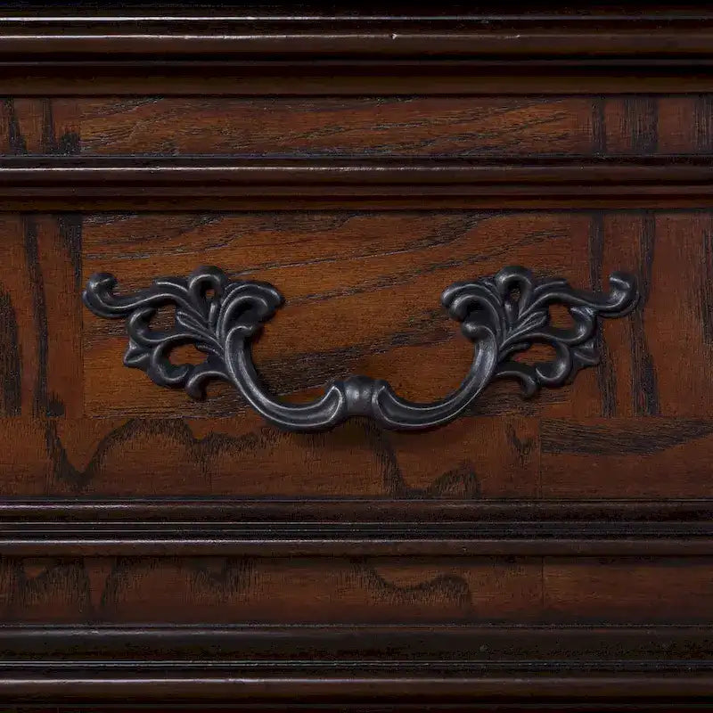 Chambre à coucher 6 pièces traditionnelle en bois massif avec panneaux Eugene Furniture of America