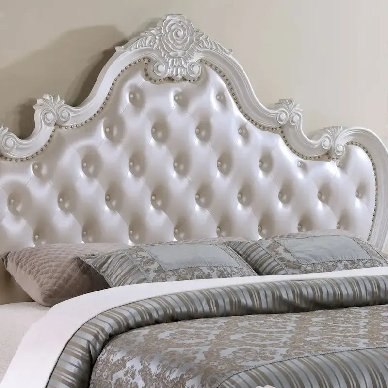 Chambre à coucher 6 pièces traditionnelle en bois massif avec panneaux Eugene Furniture of America