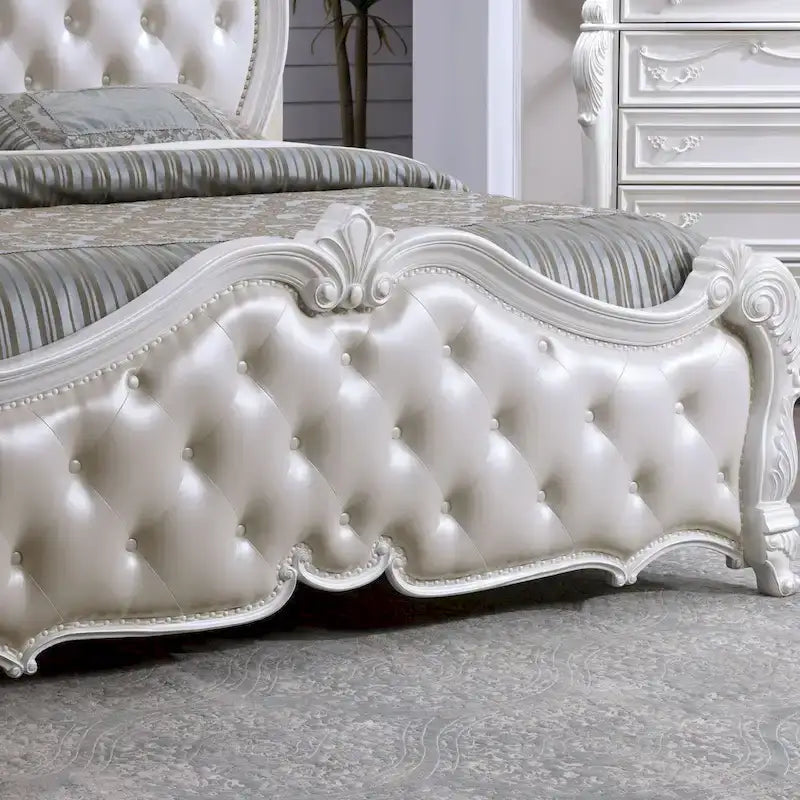 Chambre à coucher 6 pièces traditionnelle en bois massif avec panneaux Eugene Furniture of America