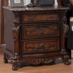 Chambre à coucher 6 pièces traditionnelle en bois massif avec panneaux Eugene Furniture of America