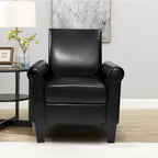 Chaises d'appoint Roomfitters, fauteuil confortable, fauteuil de lecture, salon, chambre, bureau, salle d'attente, cuir PU