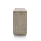 Buffet-bahut en bois massif de 60 po style moderne campagnard Yetaria de Furniture of America