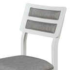 Ensemble de salle à manger 6 pièces en bois avec 4 chaises et un banc