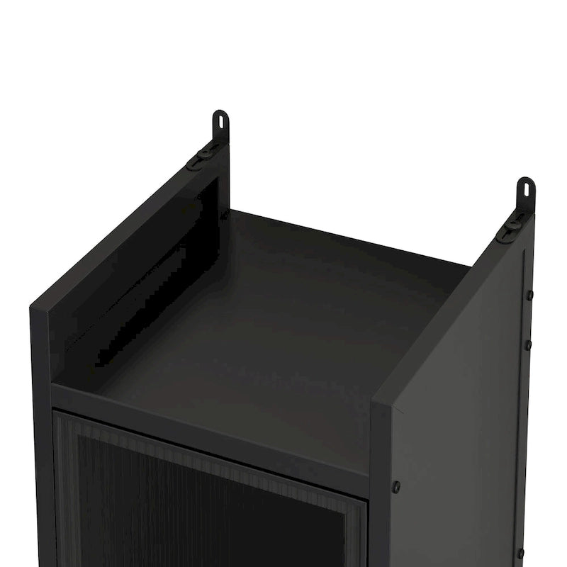 Meuble de rangement moderne avec portes vitrées, pour entrée, salon, salle de bain, salle à manger