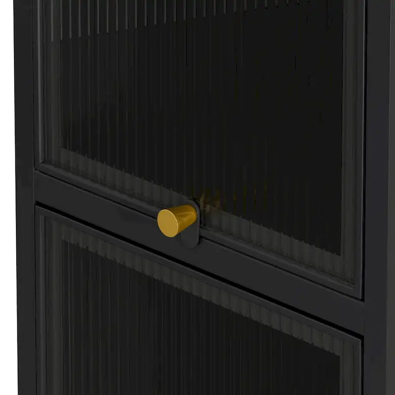 Meuble de rangement moderne avec portes vitrées, pour entrée, salon, salle de bain, salle à manger