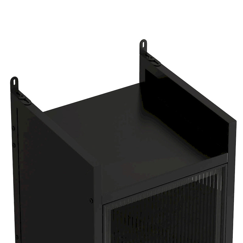 Meuble de rangement moderne avec portes vitrées, pour entrée, salon, salle de bain, salle à manger