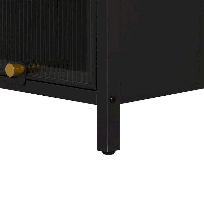 Meuble de rangement moderne avec portes vitrées, pour entrée, salon, salle de bain, salle à manger