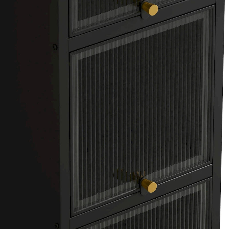 Meuble de rangement moderne avec portes vitrées, pour entrée, salon, salle de bain, salle à manger