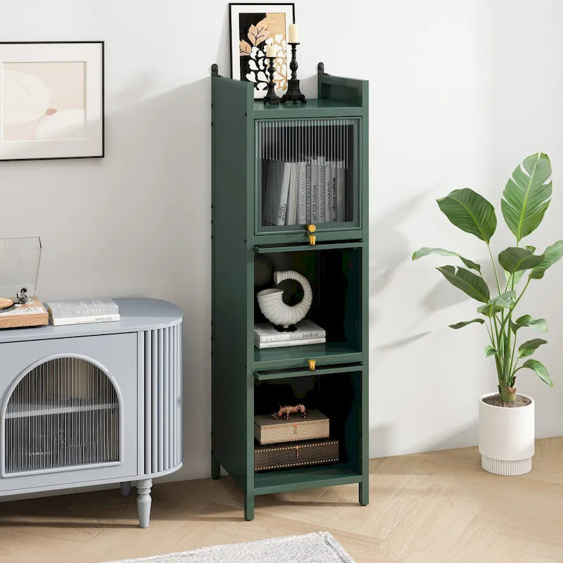 Meuble de rangement moderne avec portes vitrées, pour entrée, salon, salle de bain, salle à manger