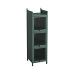 Meuble de rangement moderne avec portes vitrées, pour entrée, salon, salle de bain, salle à manger