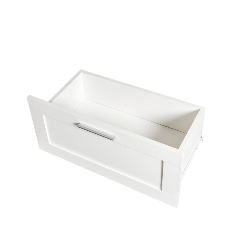 Meuble TV Blanc Moderne Minimaliste Commode Rangement 3 Tiroirs Pour 80 Pouces - 16.14 x 70.87 x 20.87