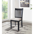 Lot de 2 chaises noires