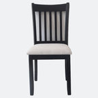 Lot de 2 chaises noires