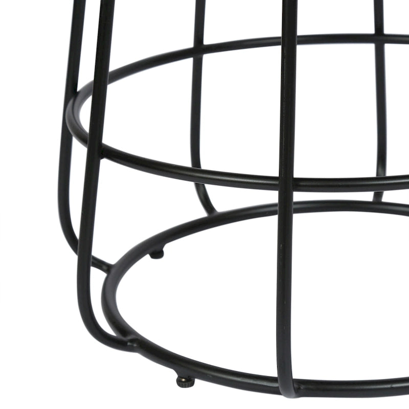 Table d'appoint Woodbine moderne fabriquée à la main en marbre par Christopher Knight Home - 18,00 L x 18,00 l x 22,00 H