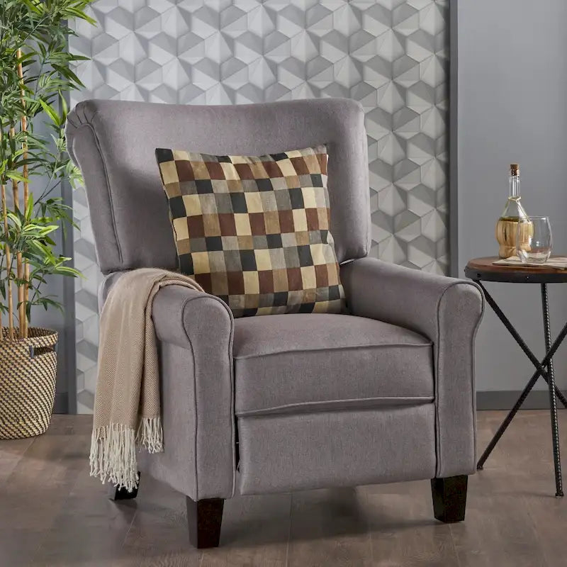 Fauteuil inclinable Thalia en tissu traditionnel par Christopher Knight Home