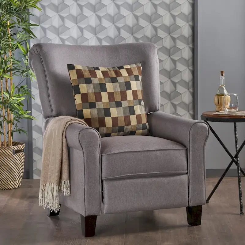 Fauteuil inclinable Thalia en tissu traditionnel par Christopher Knight Home
