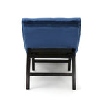 Chaise longue touffetée en velours Garret de Christopher Knight Home