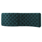 Chaise longue touffetée en velours Garret de Christopher Knight Home