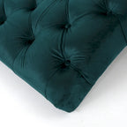 Chaise longue touffetée en velours Garret de Christopher Knight Home