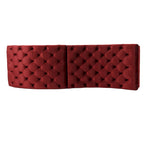 Chaise longue touffetée en velours Garret de Christopher Knight Home