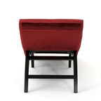 Chaise longue touffetée en velours Garret de Christopher Knight Home