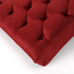 Chaise longue touffetée en velours Garret de Christopher Knight Home