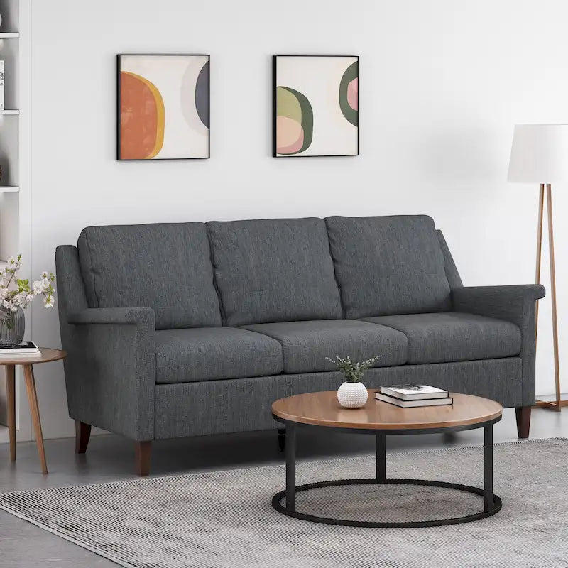 Canapé 3 places en tissu Dupont Modern de Christopher Knight Home