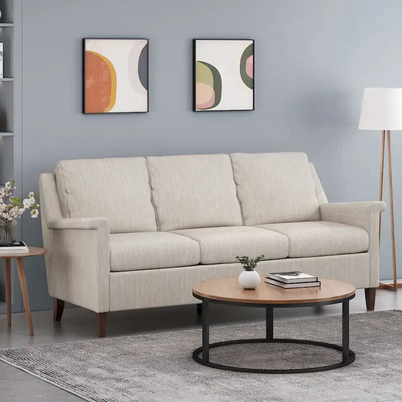 Canapé 3 places en tissu Dupont Modern de Christopher Knight Home