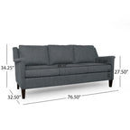 Canapé 3 places en tissu Dupont Modern de Christopher Knight Home