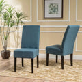 Chaises de salle à manger en tissu Pertica (lot de 2) par Christopher Knight Home - 17,75 L x 25,50 W x 39,75 H