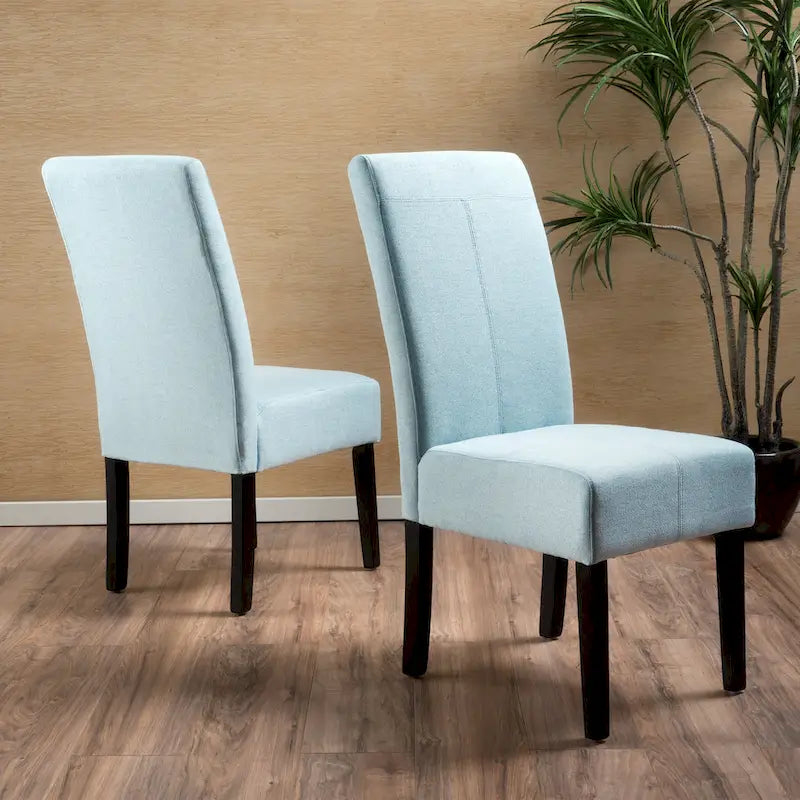 Chaises de salle à manger en tissu Pertica (lot de 2) par Christopher Knight Home - 17,75 L x 25,50 W x 39,75 H