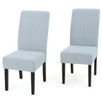 Chaises de salle à manger en tissu Pertica (lot de 2) par Christopher Knight Home - 17,75 L x 25,50 W x 39,75 H