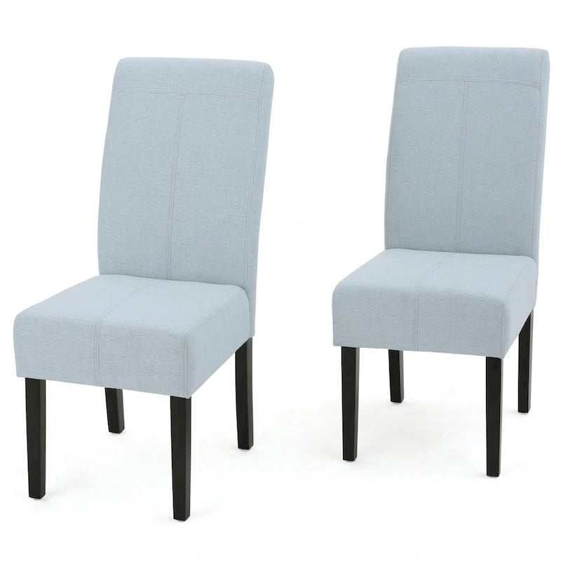 Chaises de salle à manger en tissu Pertica (lot de 2) par Christopher Knight Home - 17,75 L x 25,50 W x 39,75 H