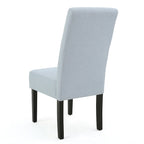 Chaises de salle à manger en tissu Pertica (lot de 2) par Christopher Knight Home - 17,75 L x 25,50 W x 39,75 H