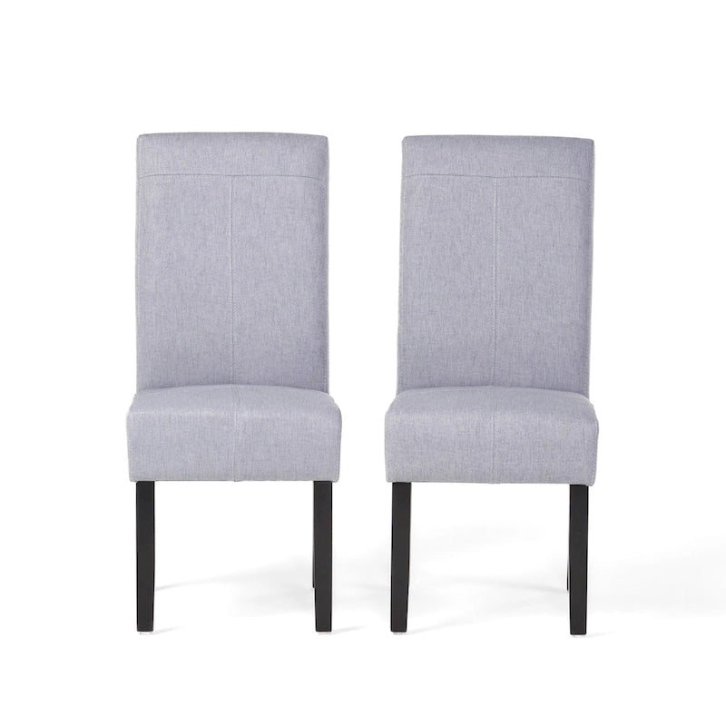 Chaises de salle à manger en tissu Pertica (lot de 2) par Christopher Knight Home - 17,75 L x 25,50 W x 39,75 H